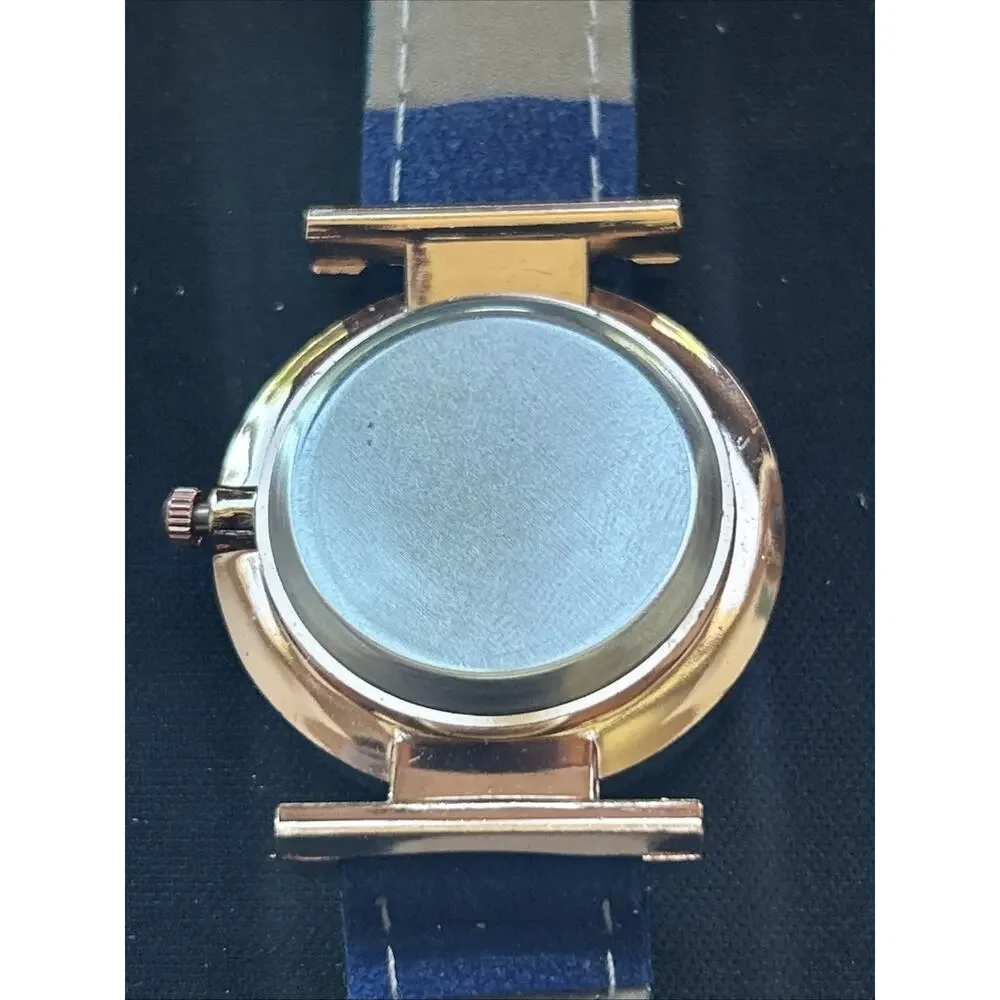 Oktime Rose Gold Tone Glitter Dial Women’s Quartz Watch